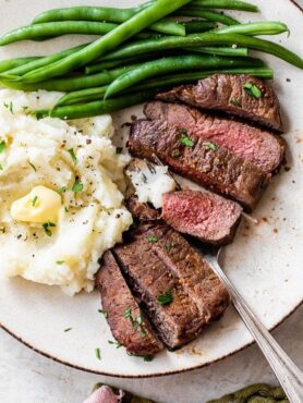 Air Fryer Steak plate.