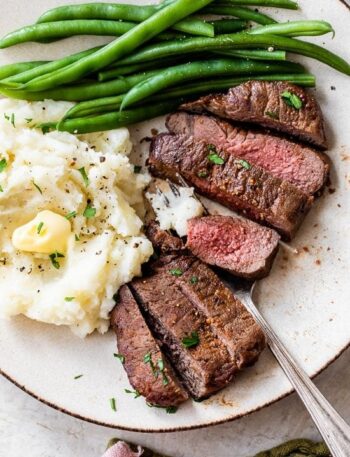 Air Fryer Steak plate.