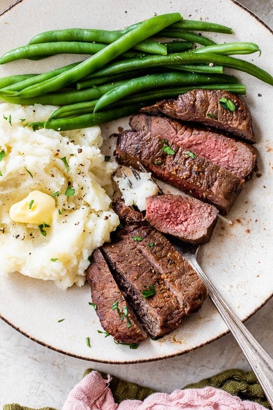 Air Fryer Steak plate.