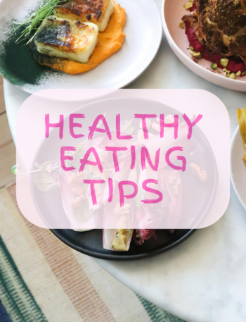 Healthy eating tips featured image.