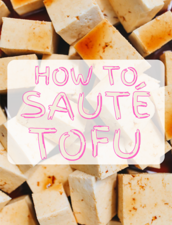 How to sauté tofu featured image.