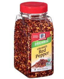 McCormick Organic Crushed Red Pepper.