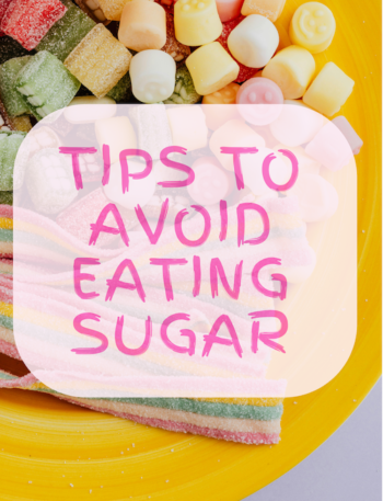 Tips to avoid eating sugar featured image.