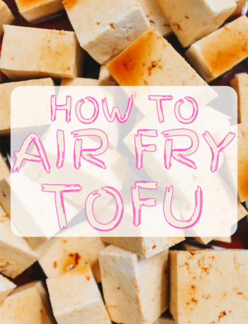 How to air fry tofu featured image.