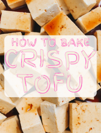 How To Bake Crispy Tofu cover image.