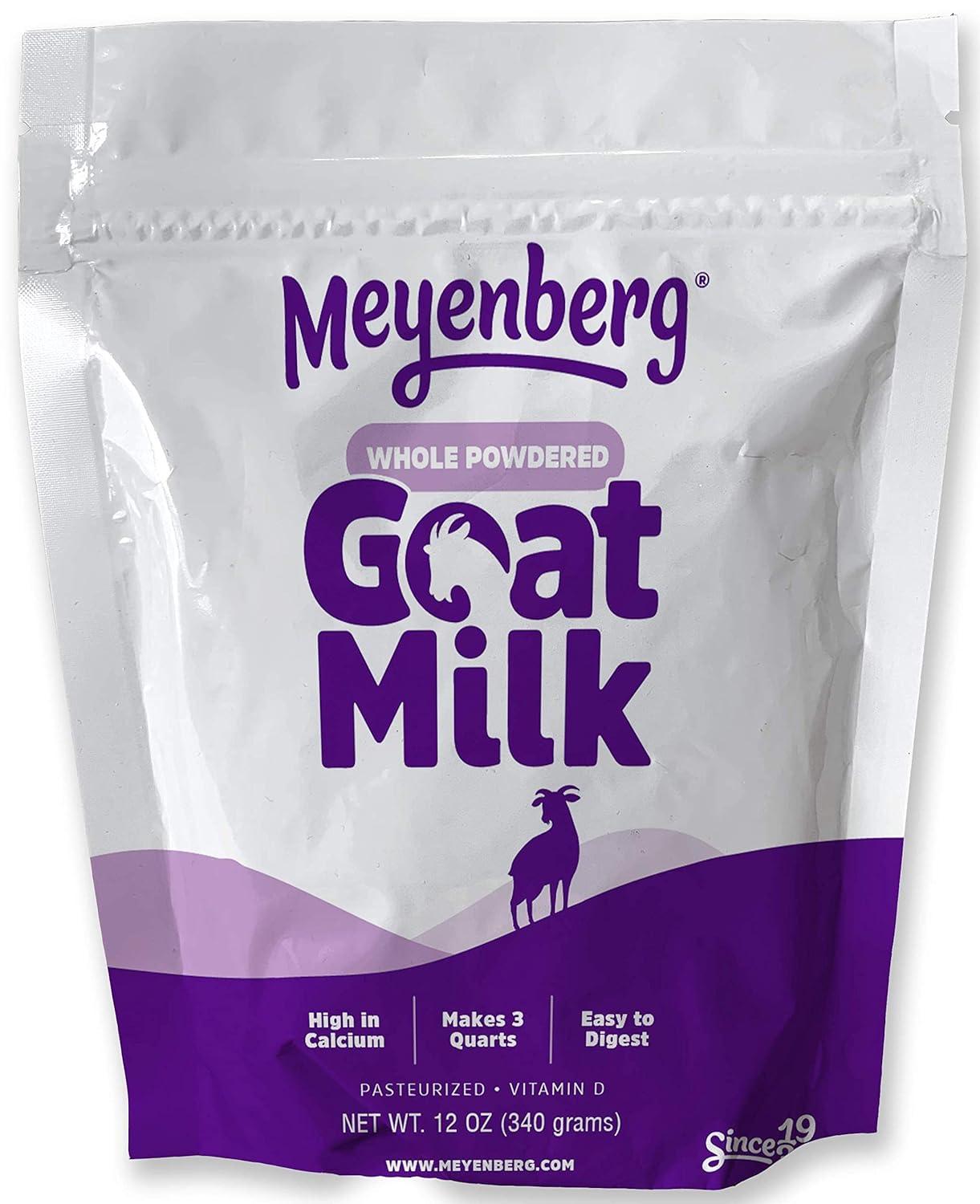 Meyenberg whole powdered goat milk.