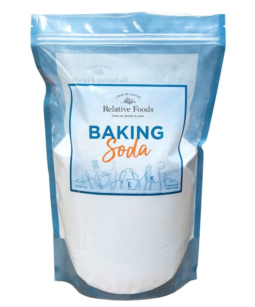 Relative Foods baking soda product.