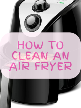 How to clean an air fryer featured image.