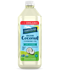 Carrington Organic Coconut Cooking Oil product photo.