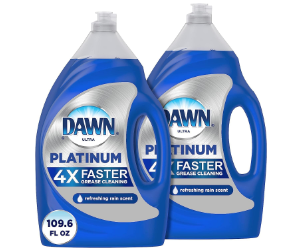 Dawn Platinum 4x faster 54.8 Fl oz two pack product.