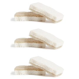 Natural Coconut Scrubber Kitchen Sponge 6 pack product.